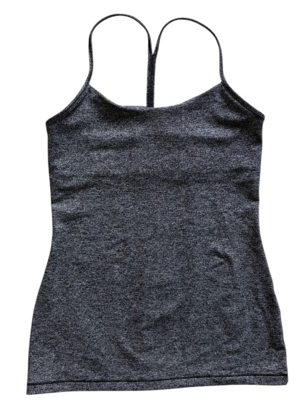 Lululemon Power Pose Tank (Heathered Black / Grey) - Size 8